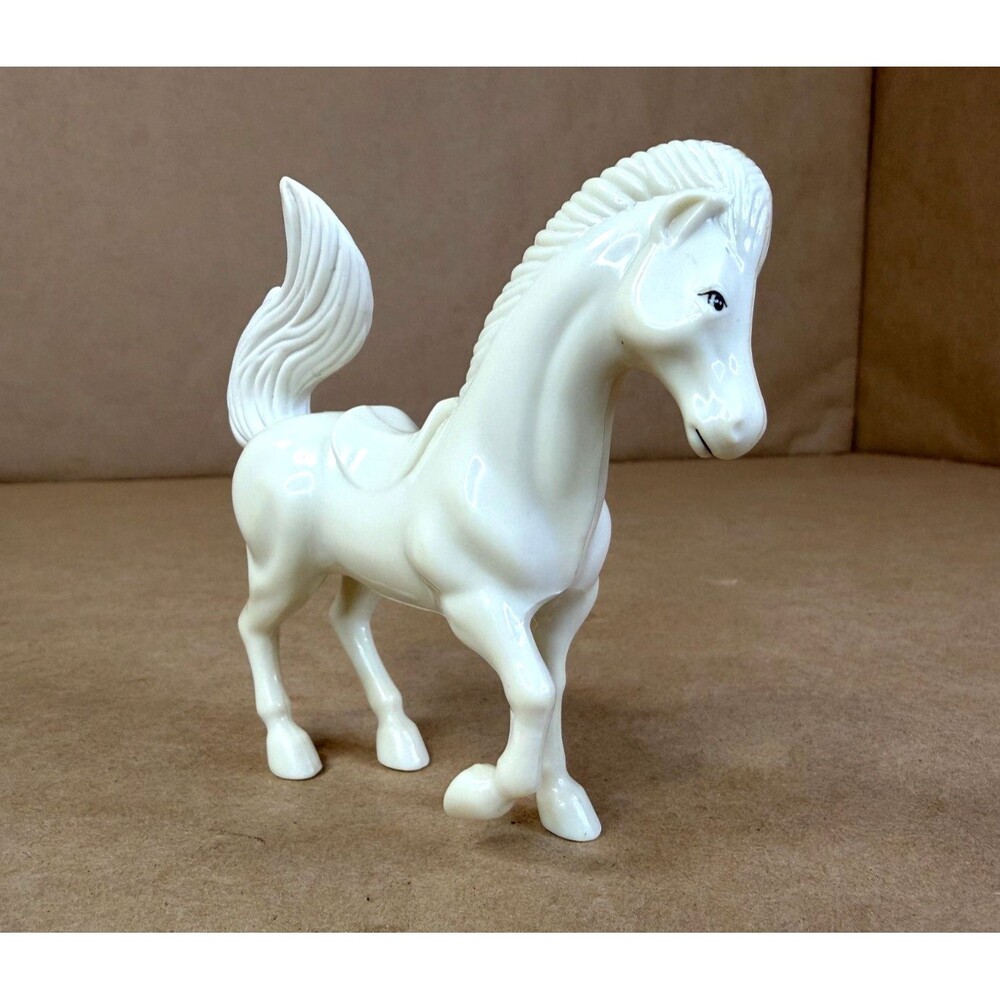 Vintage 1992 Disney Prince Charming's White Horse Figurine McDonald's Happy Meal
